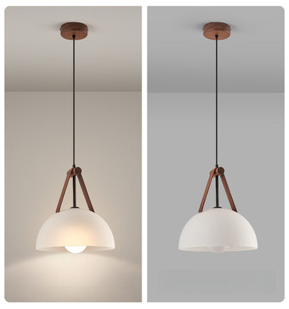 Nordic Modern Creative Glass Pendant Light for Bedroom or Bar Counter