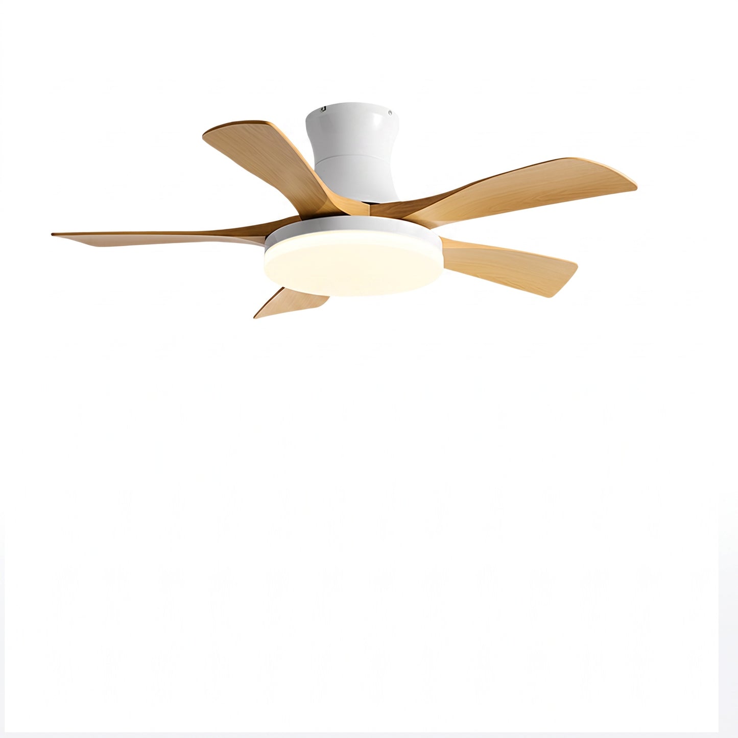 Modern 5-Blade LED Ceiling Fan - 40"/46"/56" Downrod & Flush Mount
