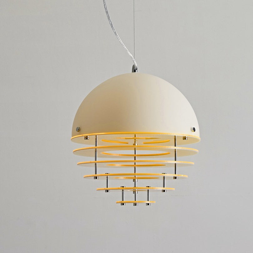 Modern Nordic Multi-Tiered Louvered Pendant Light - Mid-Century Hive Chandelier