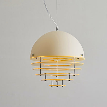 Modern Nordic Multi-Tiered Louvered Pendant Light - Mid-Century Hive Chandelier