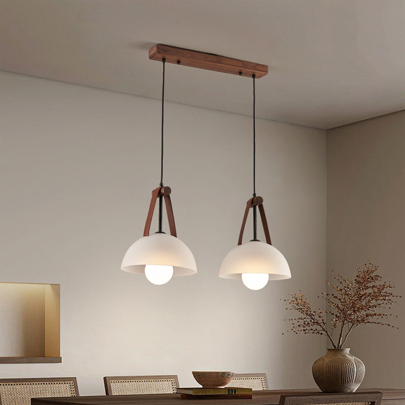Nordic Modern Creative Glass Pendant Light for Bedroom or Bar Counter