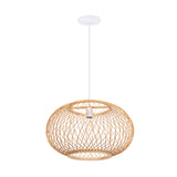 Load image into Gallery viewer, Boho Bamboo Pendant Light Wicker Hanging Lamp for Dining,Kitchen