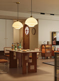 Load image into Gallery viewer, Mid Century Style Milk White Glass Pendant Light
