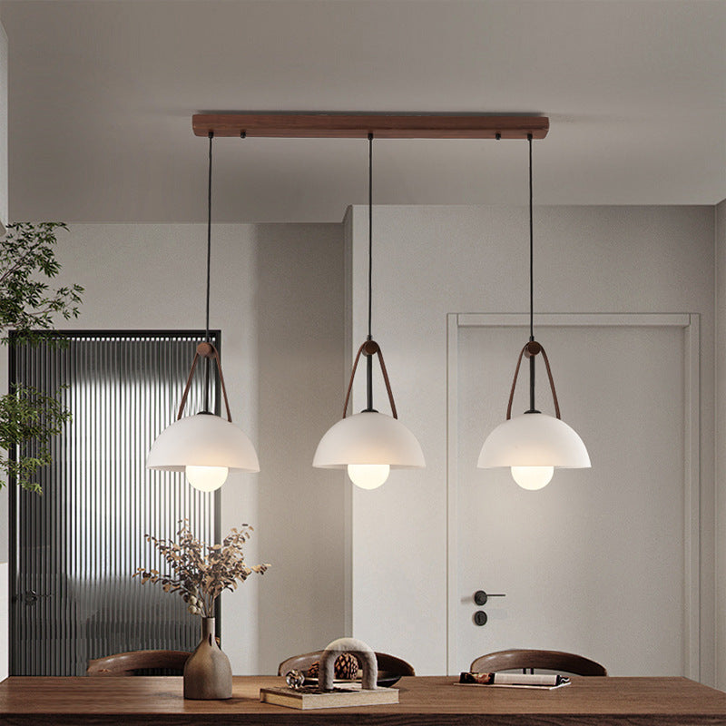 Nordic Modern Creative Glass Pendant Light for Bedroom or Bar Counter