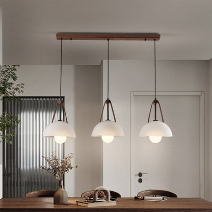 Nordic Modern Creative Glass Pendant Light for Bedroom or Bar Counter