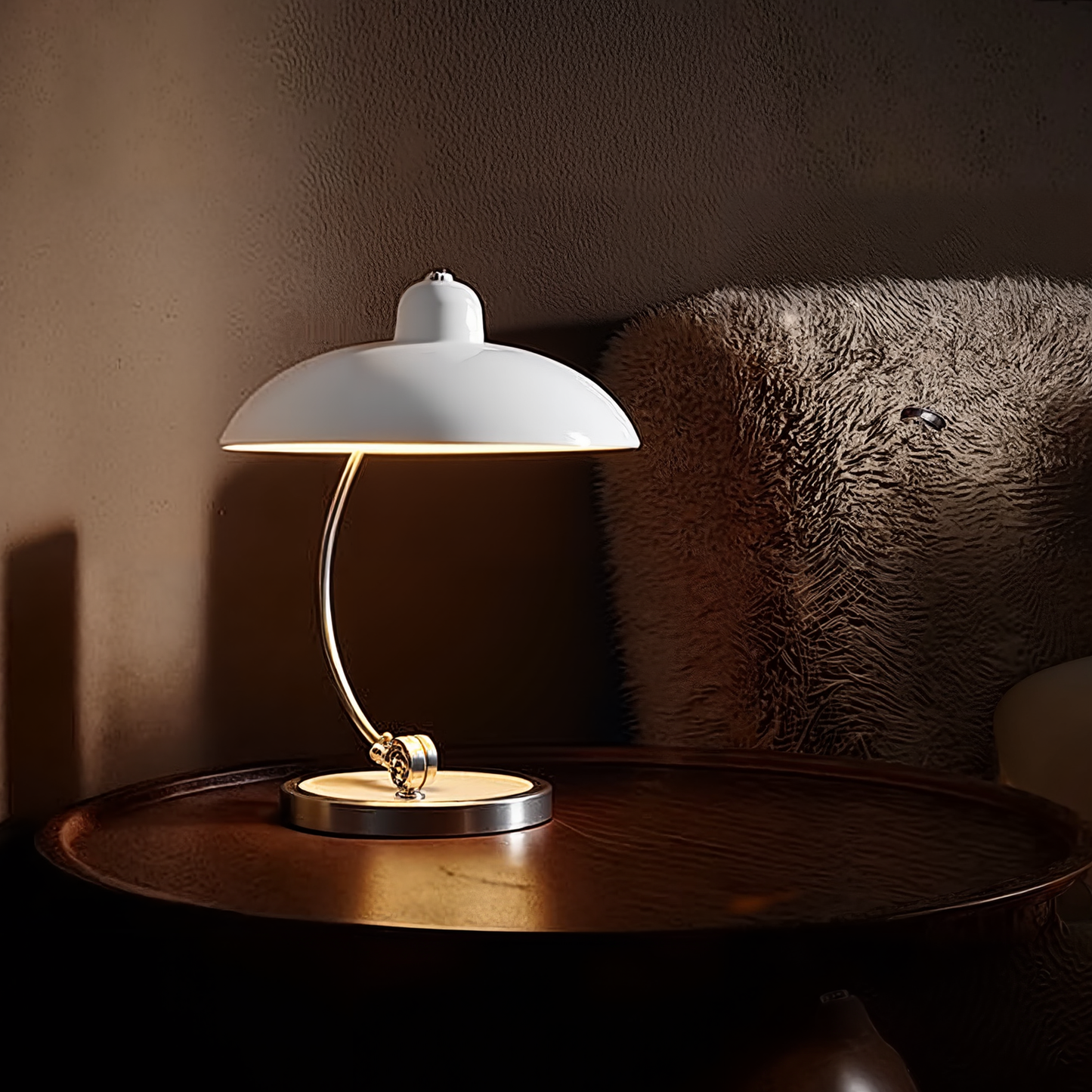 Mid-Century Bauhaus Adjustable Desk Lamp - Vintage Banker's Task Light