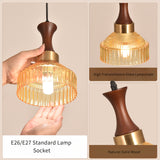 Load image into Gallery viewer, Nordic Vintage Glass Pendant Light for Bedroom or Study