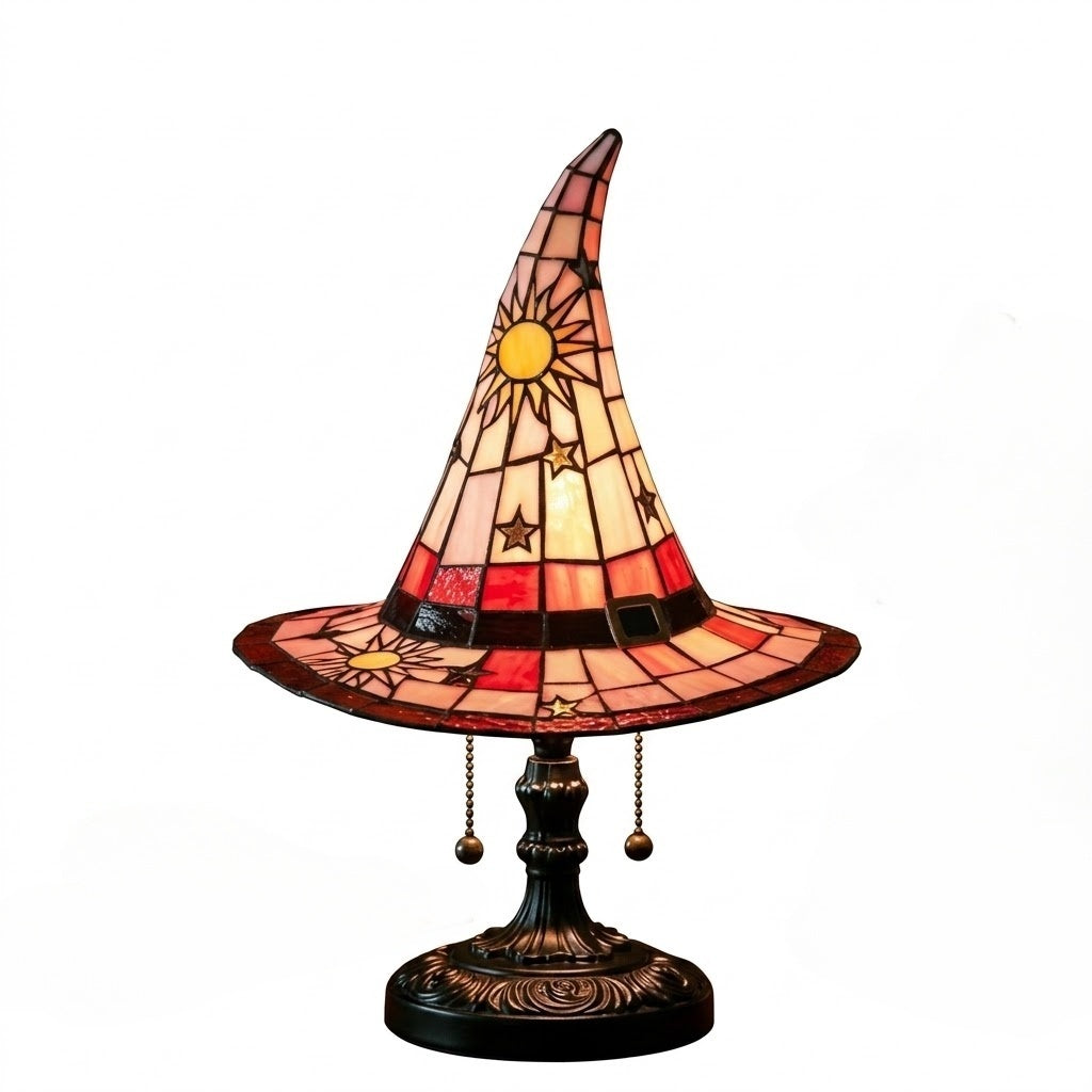 Halloween Witch Hat Lamp – USB LED Tabletop Night Light