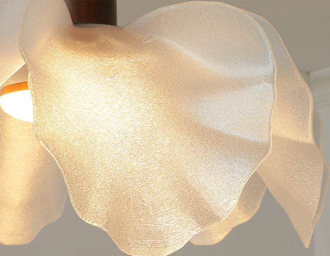 French Vintage Style Flower Pendant Light for Study and Bedroom