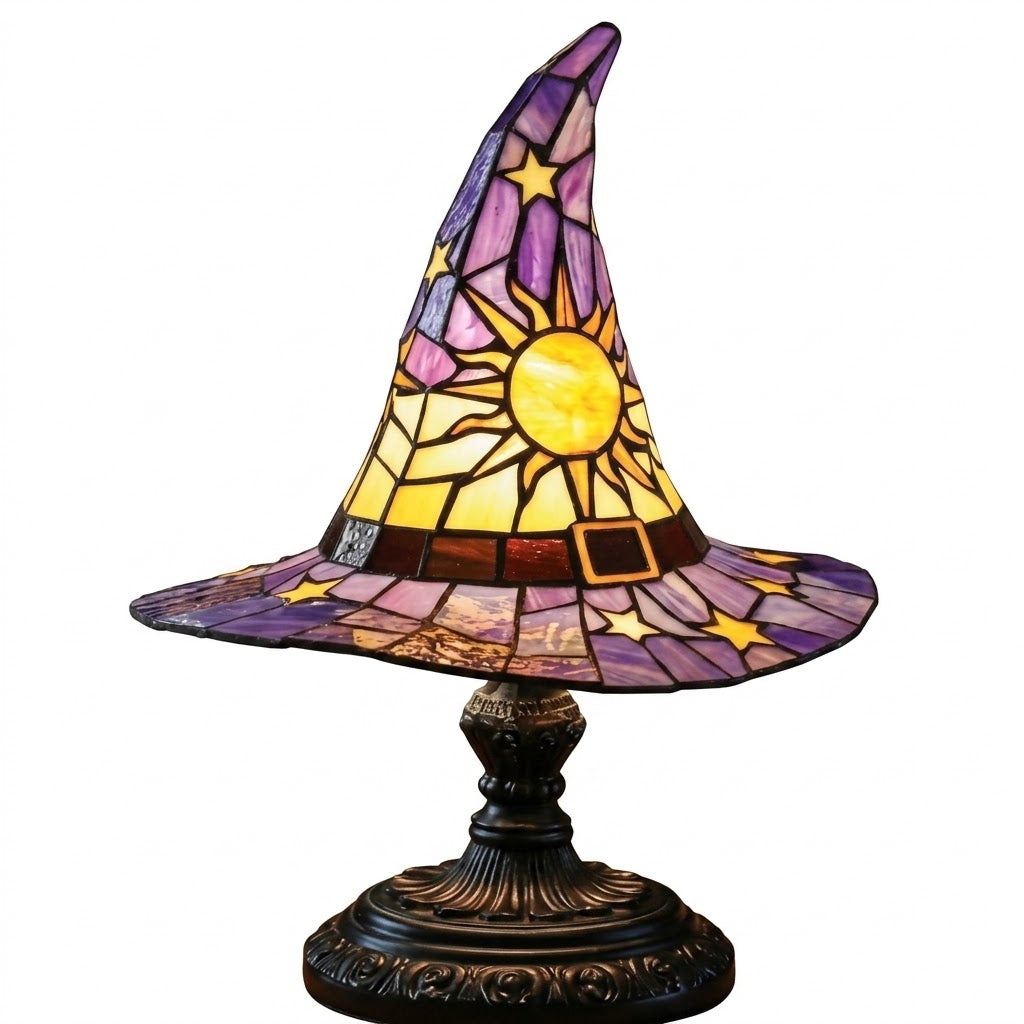Halloween Witch Hat Lamp – USB LED Tabletop Night Light