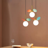 Load image into Gallery viewer, Modern Glass Art Colorful Macaron LED Pendant Light 