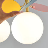 Load image into Gallery viewer, Modern Glass Art Colorful Macaron LED Pendant Light -Homdiy
