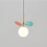 Load image into Gallery viewer, Modern Glass Art Colorful Macaron LED Pendant Light 