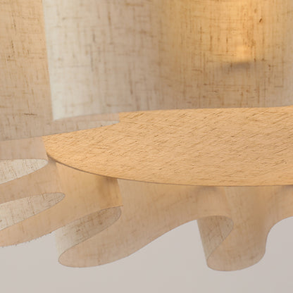 Nordic Fabric Pleated Pendant Lights