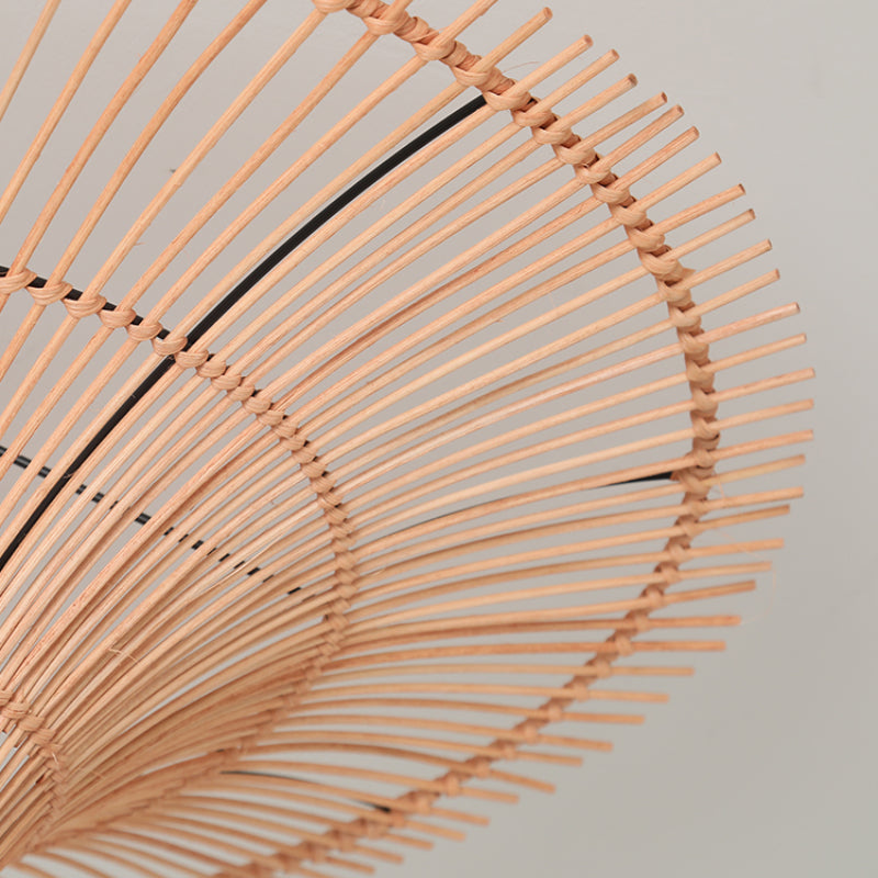 Large Rattan Pendant Light/80 cm/Modern/Ceiling Lamp/Dining room