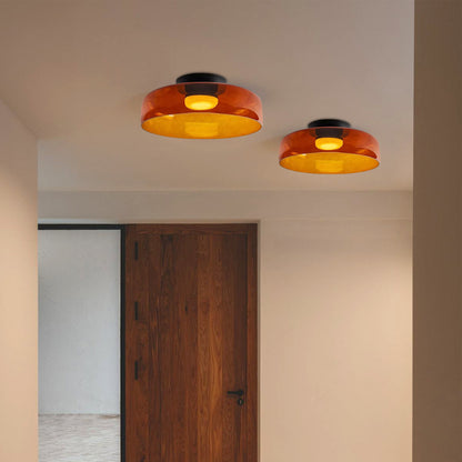 Creative Glass Ceiling Light Multi-Layer Pendant Lampshade