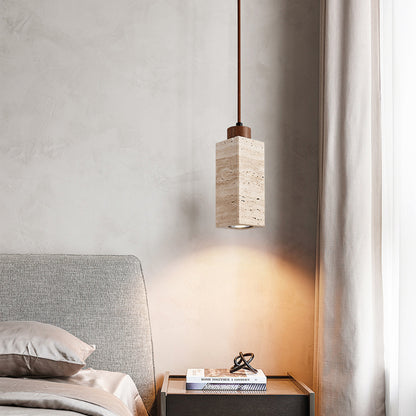 Island Table Retro Spotlight Wood Pendant Light
