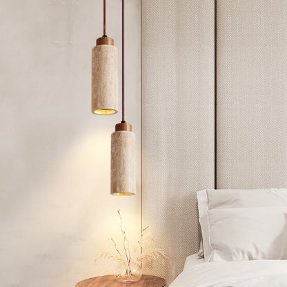 Island Table Retro Spotlight Wood Pendant Light
