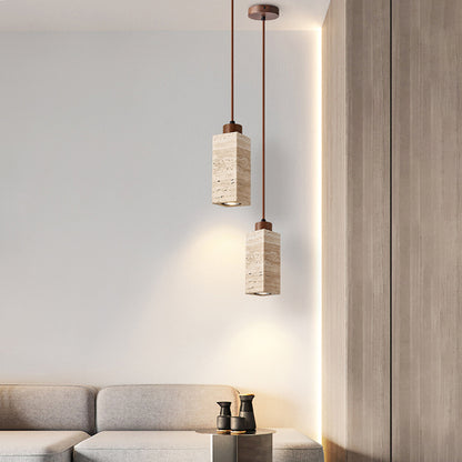 Island Table Retro Spotlight Wood Pendant Light