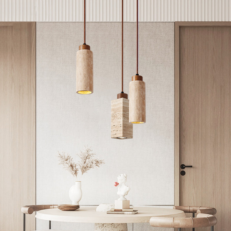 Island Table Retro Spotlight Wood Pendant Light