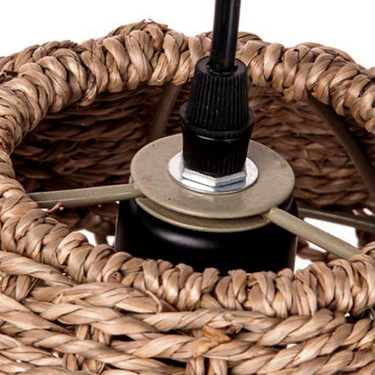 Natural Seagrass Pendant Light Handmade Lampshade