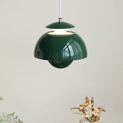 Nordic Modern Metal Hanging Light Flower Bud Shade