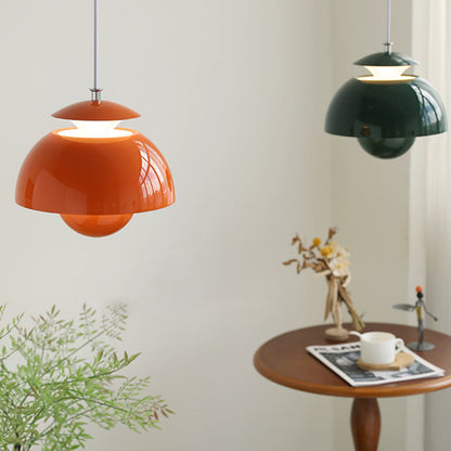 Nordic Modern Metal Hanging Light Flower Bud Shade
