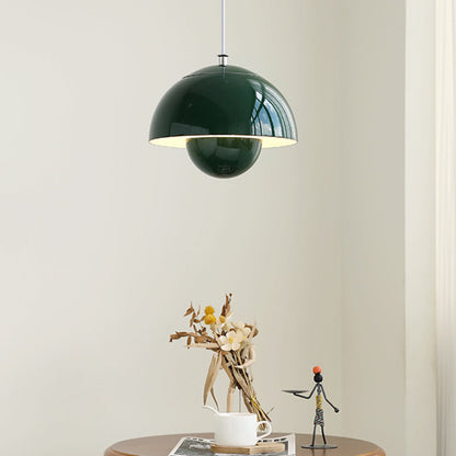Nordic Modern Metal Hanging Light Flower Bud Shade