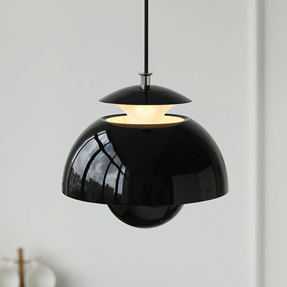 Nordic Modern Metal Hanging Light Flower Bud Shade