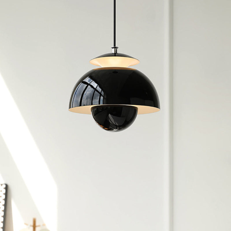 Nordic Modern Metal Hanging Light Flower Bud Shade