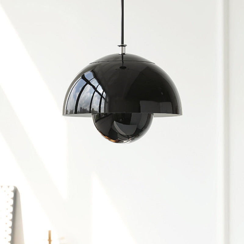Nordic Modern Metal Hanging Light Flower Bud Shade