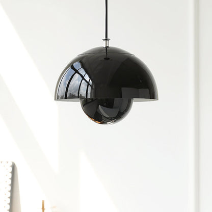 Nordic Modern Metal Hanging Light Flower Bud Shade