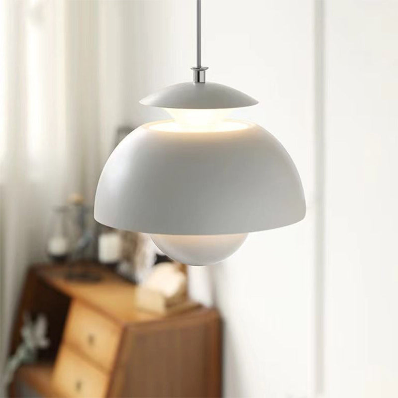 Nordic Modern Metal Hanging Light Flower Bud Shade