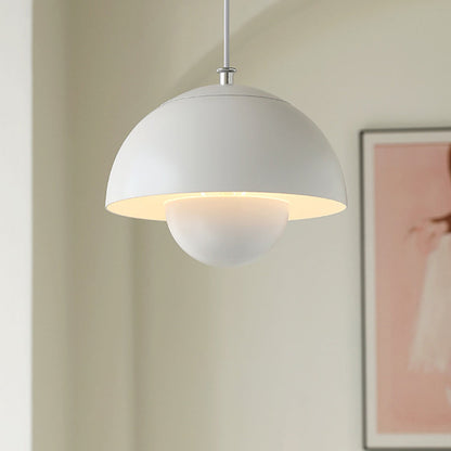 Nordic Modern Metal Hanging Light Flower Bud Shade