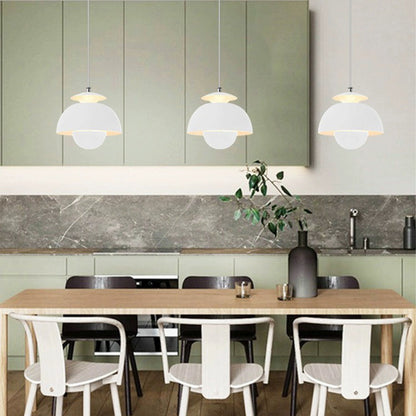 Nordic Modern Metal Hanging Light Flower Bud Shade