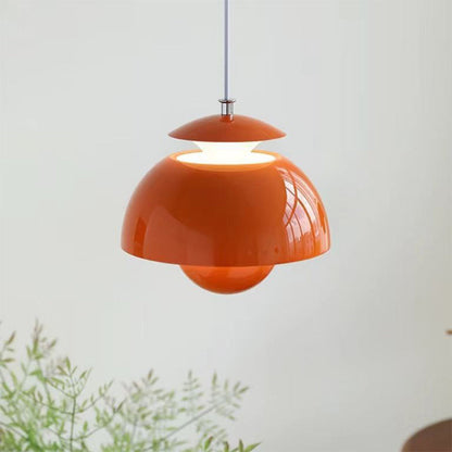 Nordic Modern Metal Hanging Light Flower Bud Shade