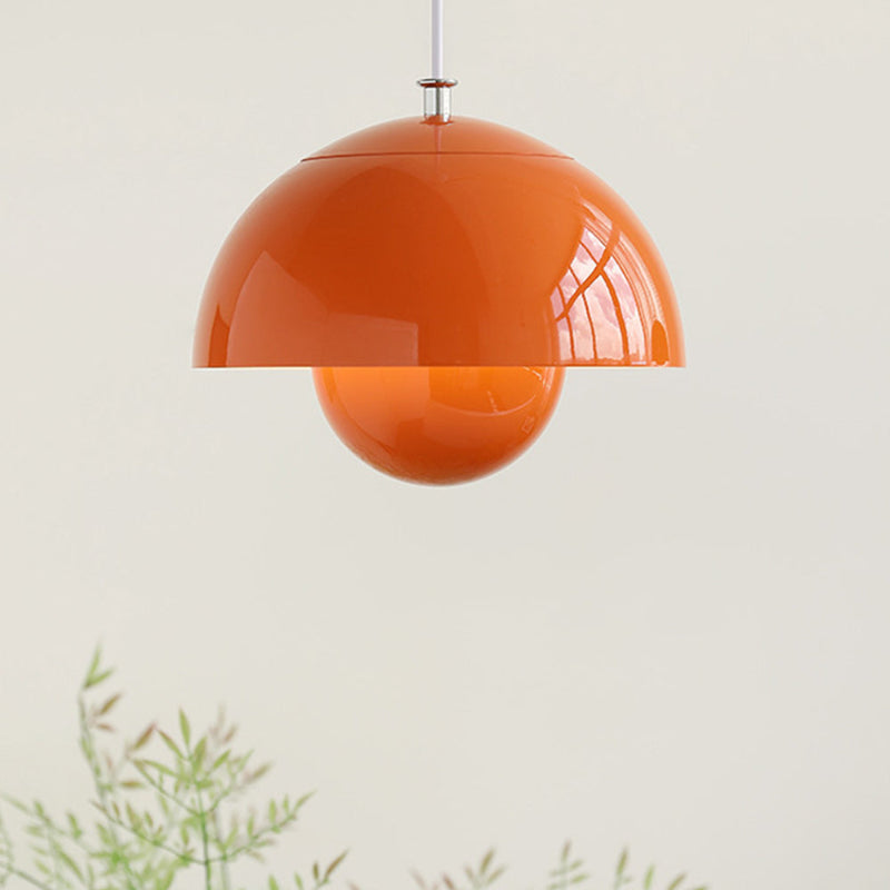 Nordic Modern Metal Hanging Light Flower Bud Shade