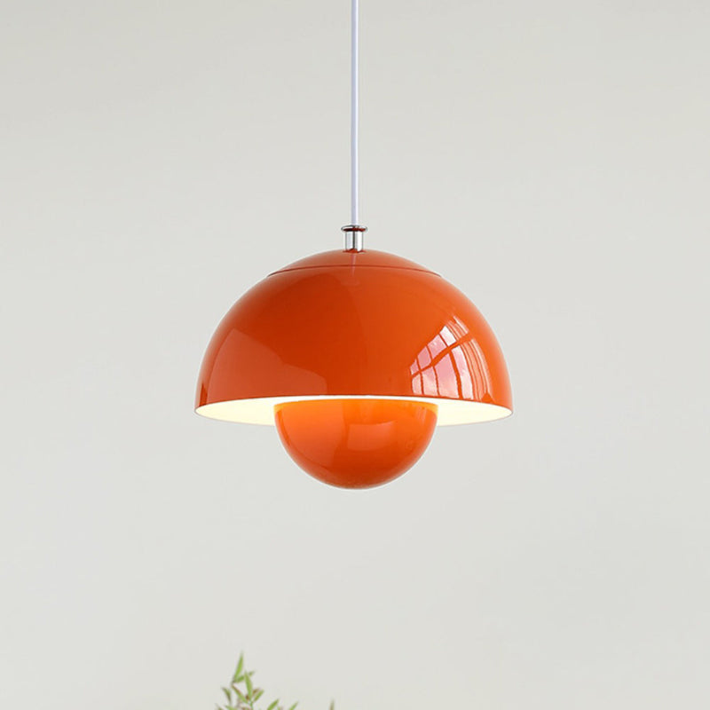 Nordic Modern Metal Hanging Light Flower Bud Shade