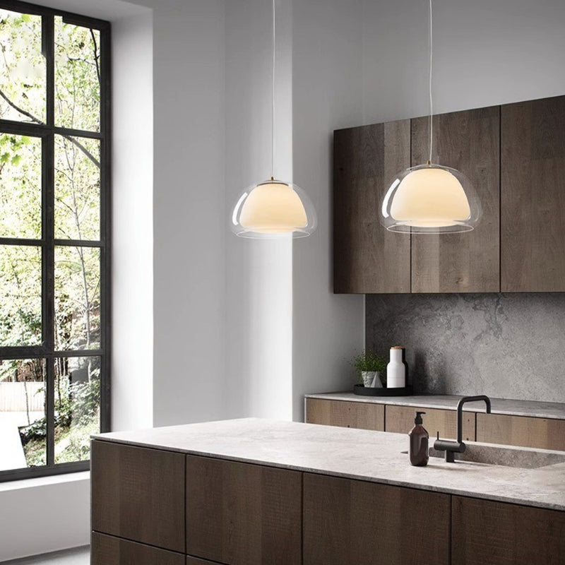 Nordic Minimalist Glass Pendant Light