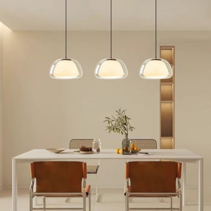 Nordic Minimalist Glass Pendant Light