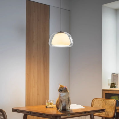 Nordic Minimalist Glass Pendant Light