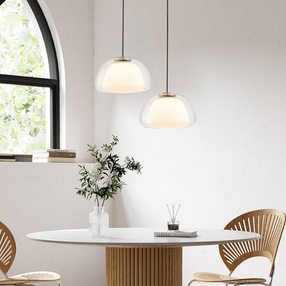 Nordic Minimalist Glass Pendant Light
