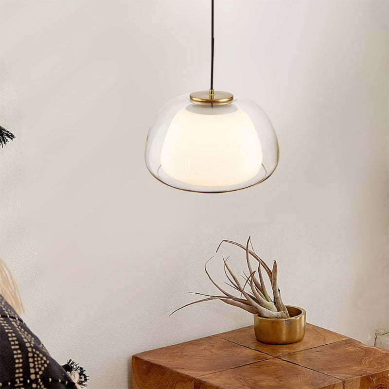 Nordic Minimalist Glass Pendant Light