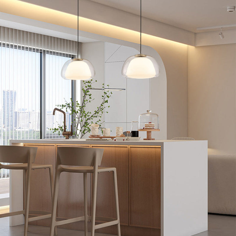 Nordic Minimalist Glass Pendant Light