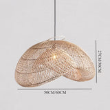 Load image into Gallery viewer, Wabi-Sabi Style Japanese Rattan Pendant Light Fixture For Living Room