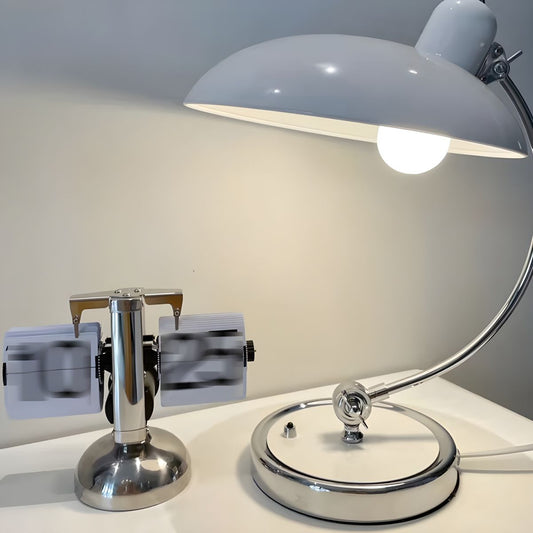 Modern Dome Light Metal Single Light Table Lamp-[Modern pendant lighting for bedroom and living space]-Demolights UK