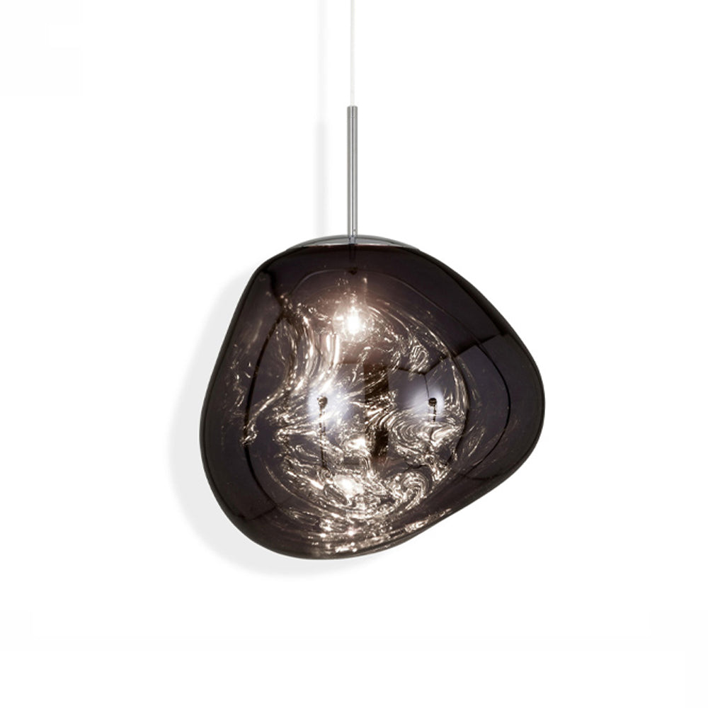 Modern Melt Pendant Light - Irregular Mirror Lava Glass Chandelier
