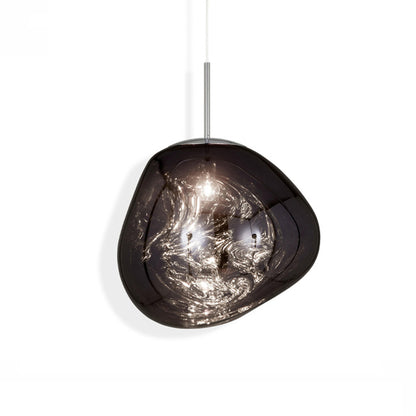 Modern Melt Pendant Light - Irregular Mirror Lava Glass Chandelier