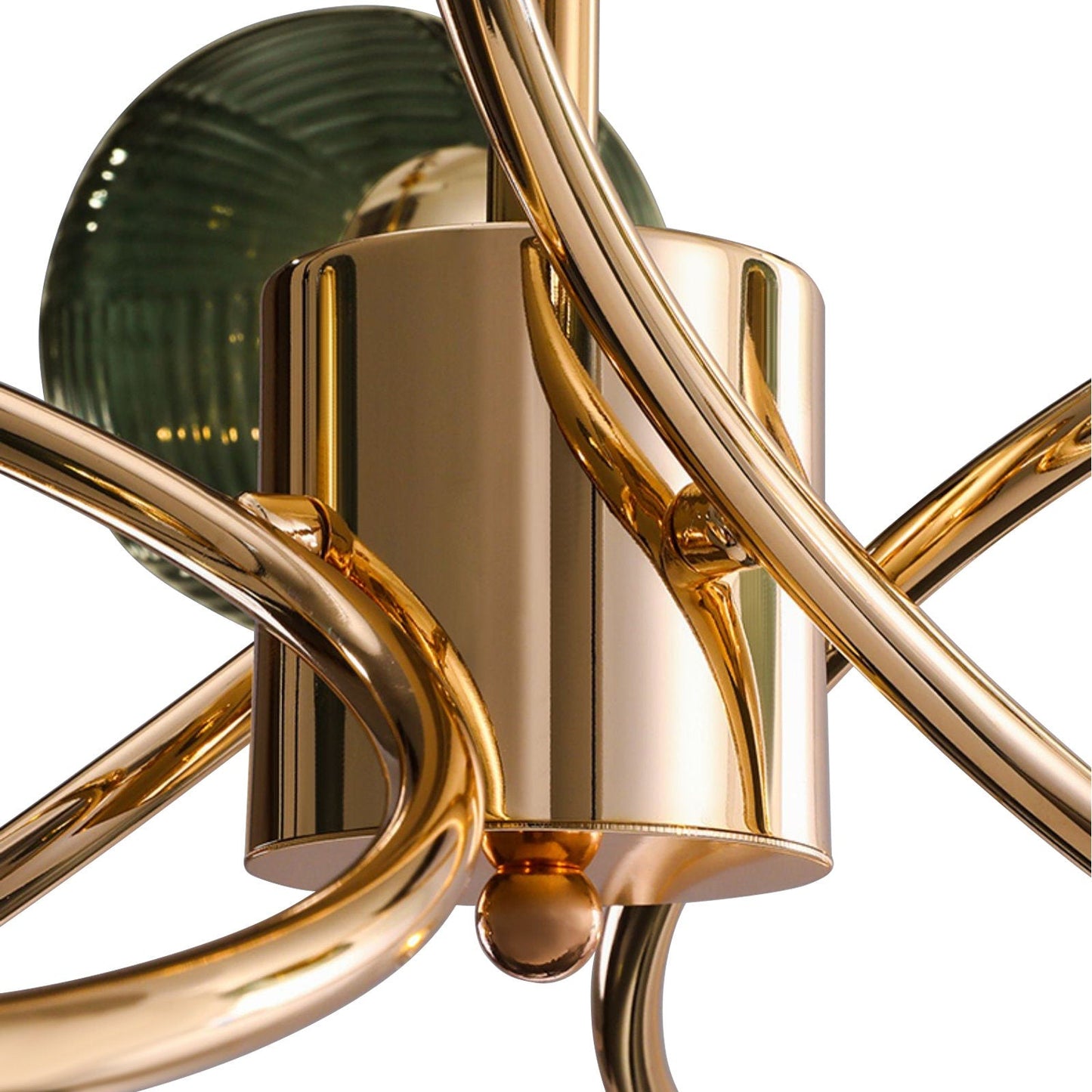 Glass Magic Bean Molecular Creative Branch Arm  Chandelier