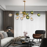 Load image into Gallery viewer, Glass Magic Bean Molecular Creative Branch Arm  Chandelier